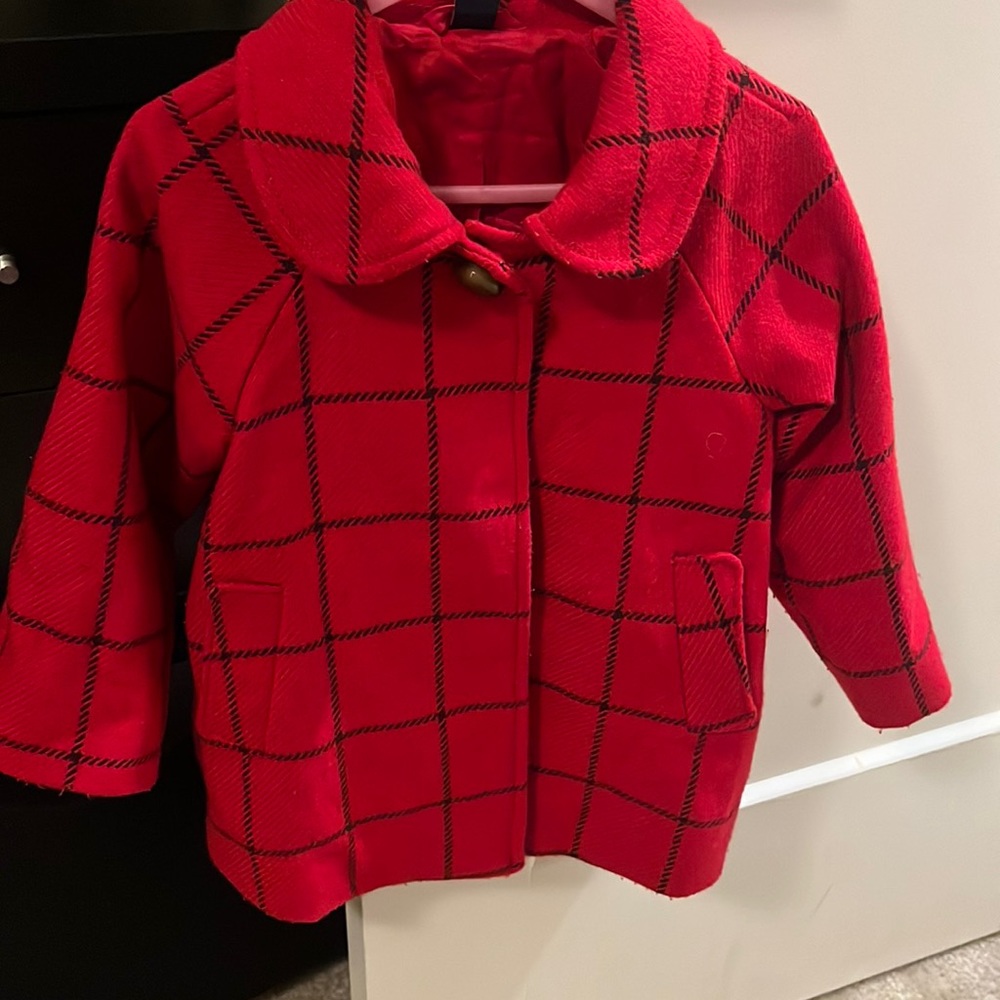 Plaid Peacoat